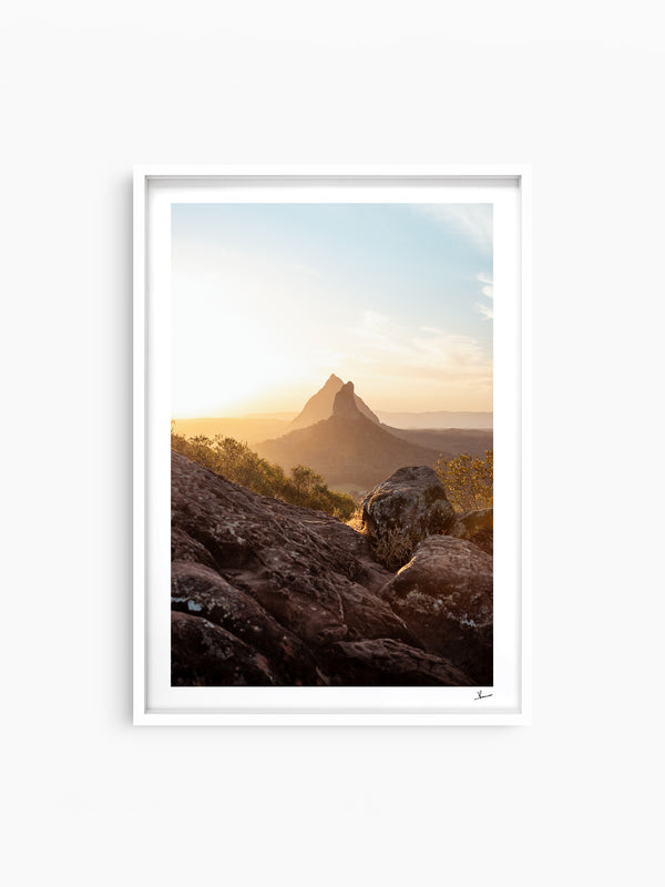 Glass House Mountains 01 - Wall Art Print
