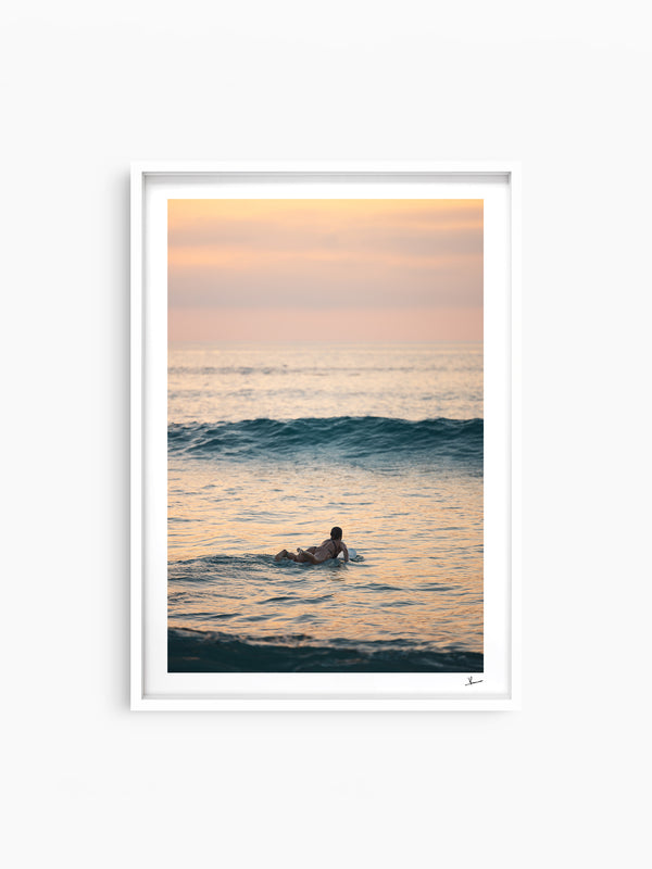 Quiet Paddle - Bondi Beach Wall Art Print