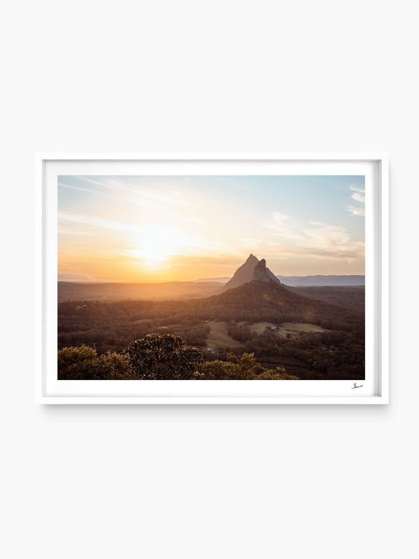 Glass House Mountains 02 - Wall Art Print