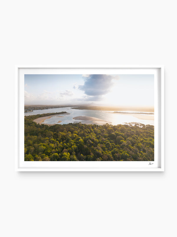 Sunset over Noosa River – Sunshine Coast Wall Art Print