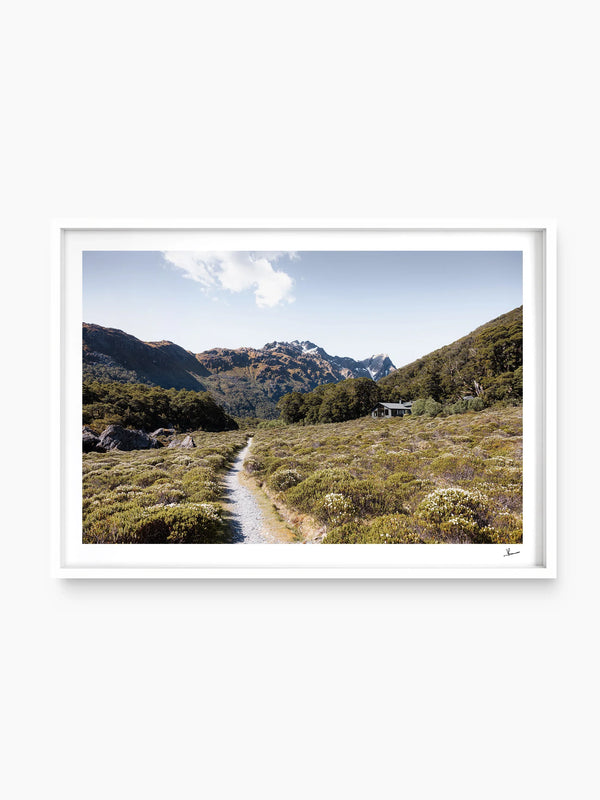Arriving at Mackenzie Lodge – New Zealand Wall Art Print