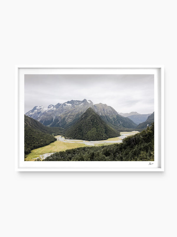 Routeburn Flats 01 – New Zealand Wall Art Print