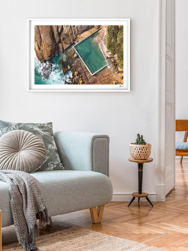 Whale Beach Rock Pool 02 - Northern Beaches Wall Art Print