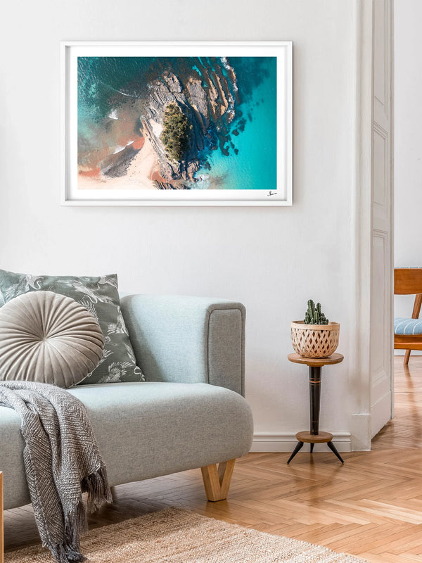 Hedgehog Island 01 (Seal Rocks) - Wall Art Print