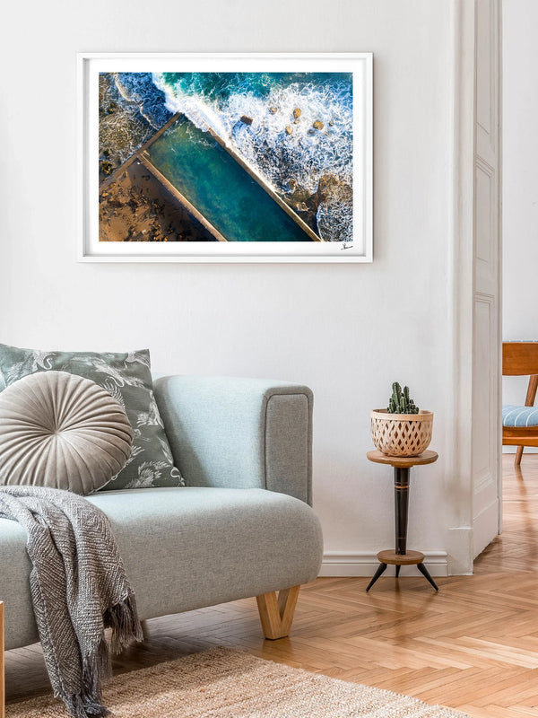 Newport Rockpool 01 - Wall Art Print