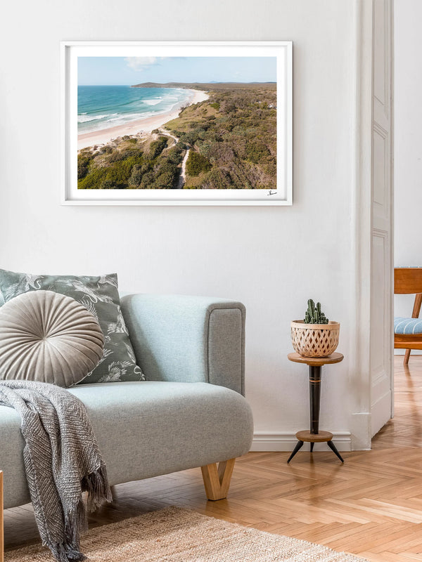Angourie Back Beach 01 - Wall Art Print