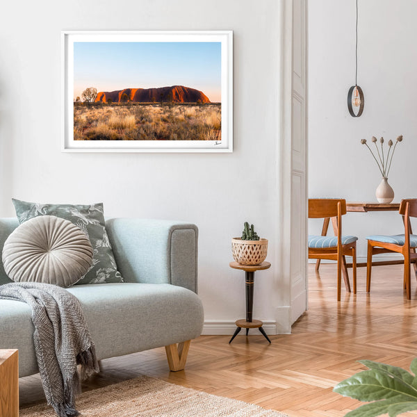 Uluru Sunrise 01 - Australian Wall Art Print