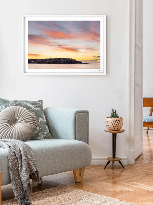 Painted Dawn - Bondi Wall Art Print