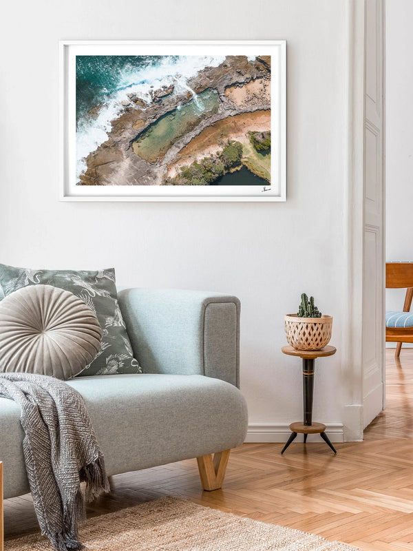 Angourie Rock Pool 02 - Wall Art Print