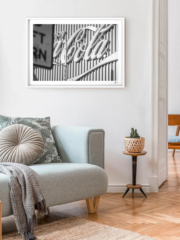 Coke Sign 02 - Wall Art Print