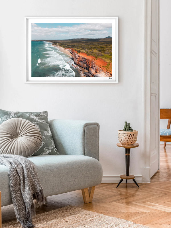 Red Cliff 01 - Wall Art Print