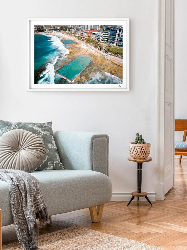 Cronulla pool 03 - Wall Art Print