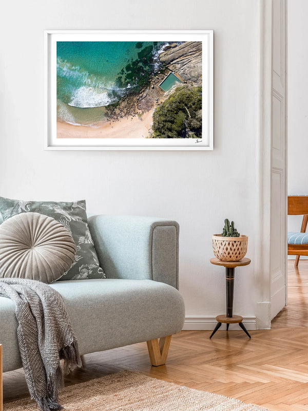 Whale Beach Rock Pool 01 - Wall Art Print