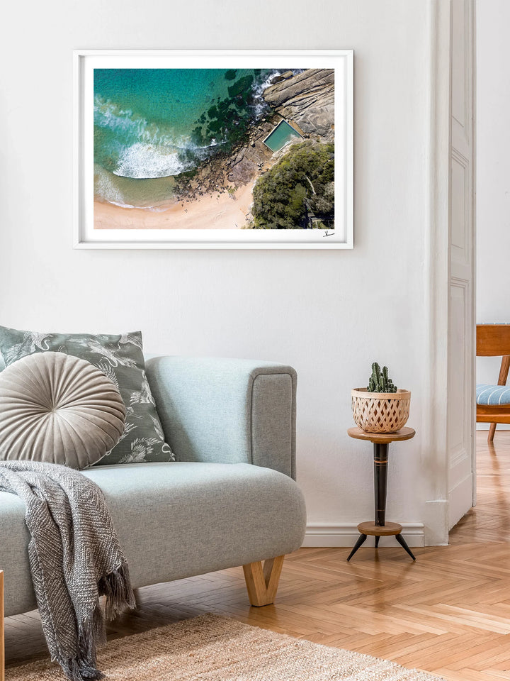 Whale Beach Rock Pool 01 - Wall Art Print