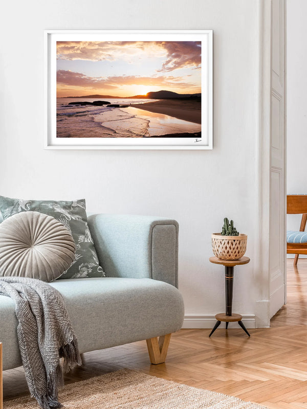 Trial Bay Front Beach Sunrise 01 (South West Rocks) - Wall Art Print
