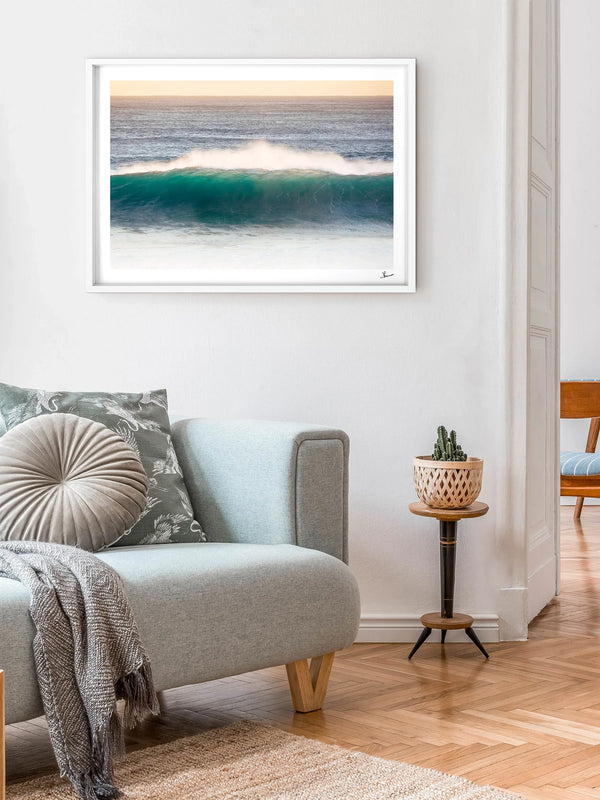 Morning Perfection – Ocean Wave Wall Art Print