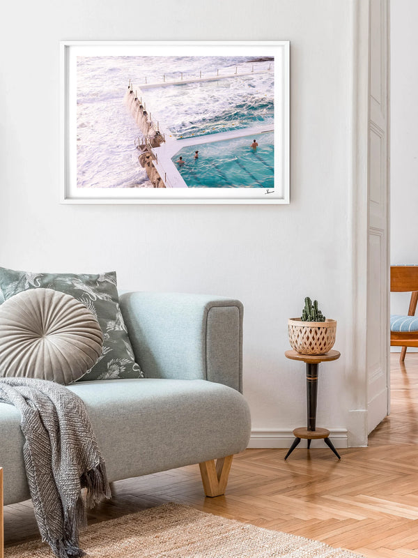 Bondi Bubble Bath – Bondi Beach Wall Art Print