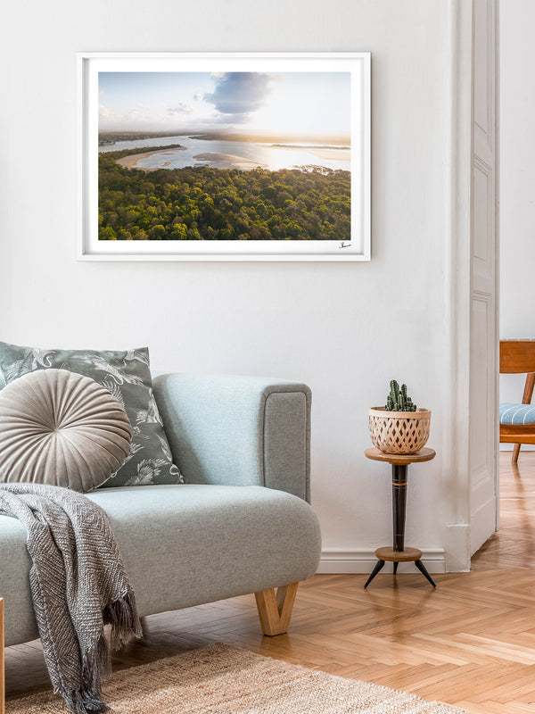 Sunset over Noosa River – Sunshine Coast Wall Art Print