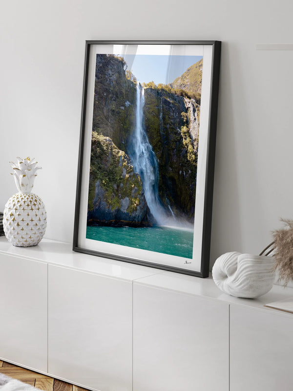 Stirling Falls 02 – Milford Sound New Zealand Wall Art Print