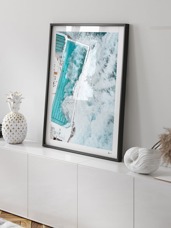 Bondi Icebergs Wipe Out 05 - Wall Art Print