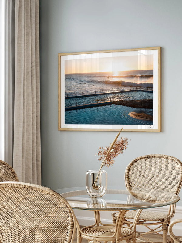 South Curl Curl Pool 02 - Wall Art Print