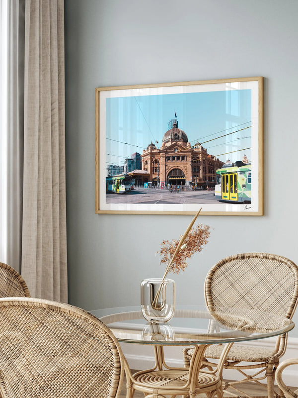 Flinders Street Station (day time) - Wall Art Print