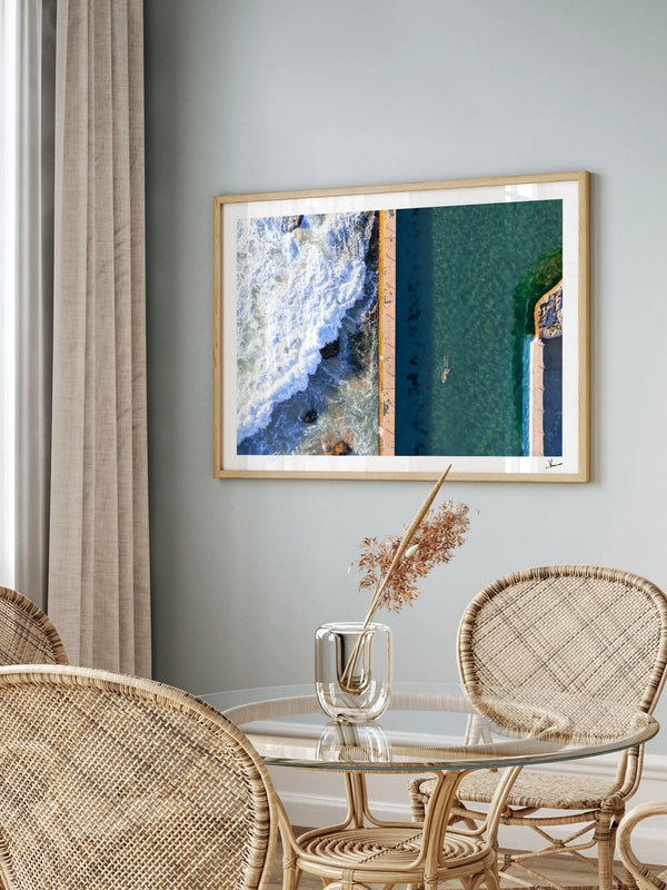 South Curl Curl Pool 03 - Wall Art Print