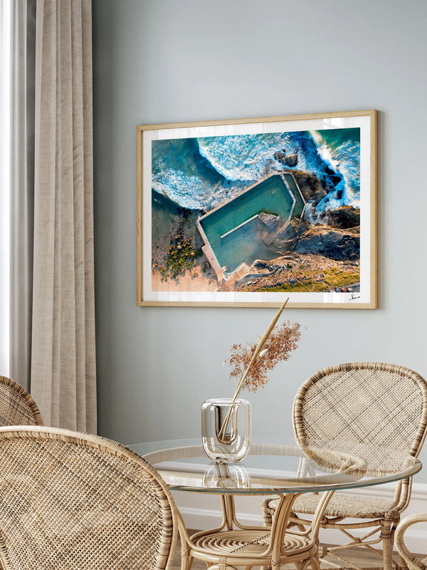 South Curl Curl Pool 01 - Wall Art Print