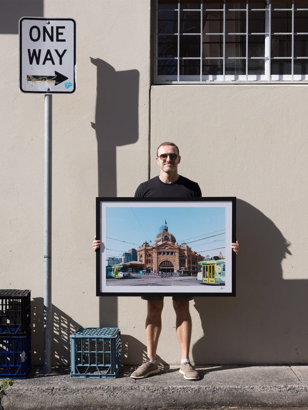 Flinders Street Station (day time) - Wall Art Print