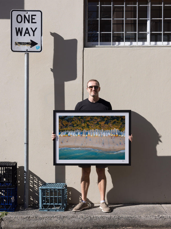 Brighton Bathing Boxes 01 - Wall Art Print