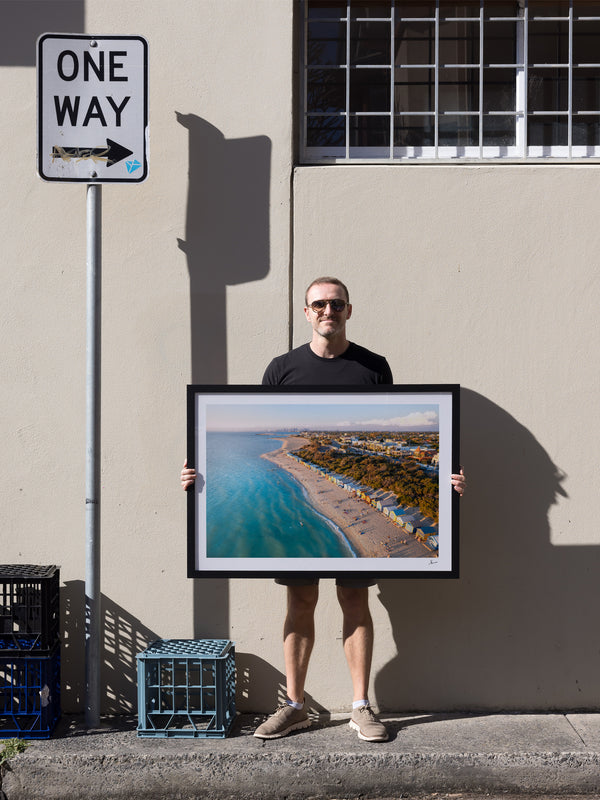 Brighton Bathing Boxes 02 - Wall Art Print