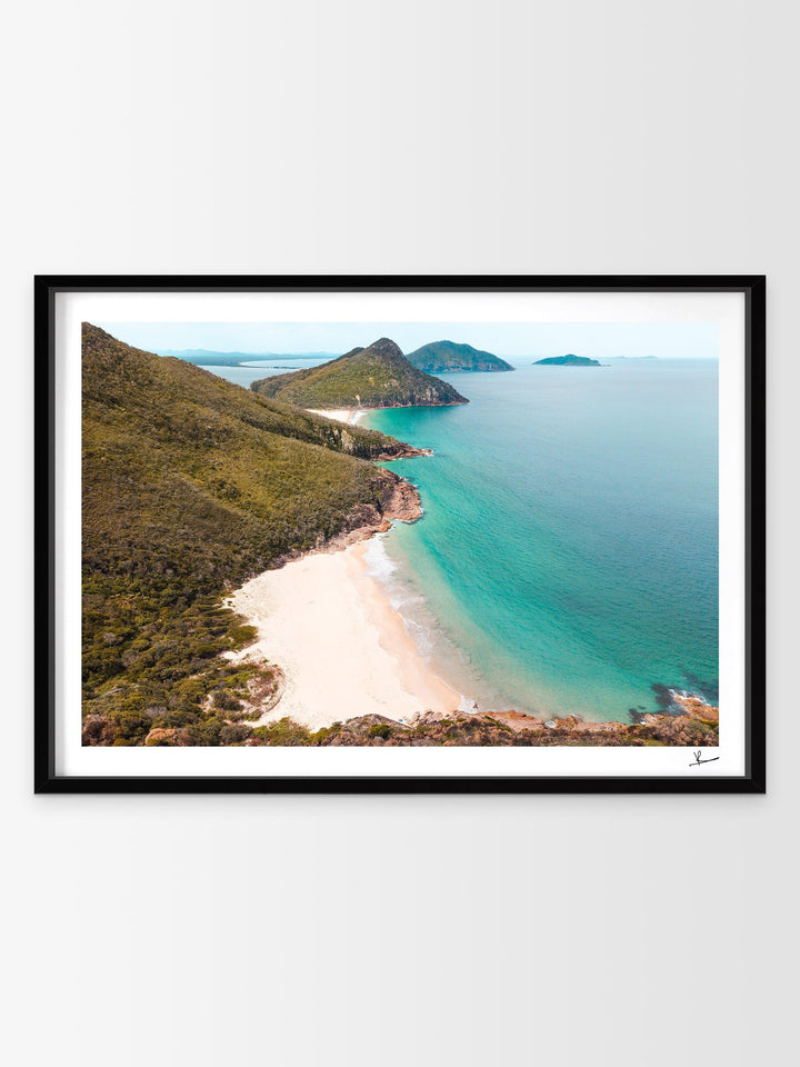 Wreck Beach – Nelson Bay – Port Stephens Wall Art Print