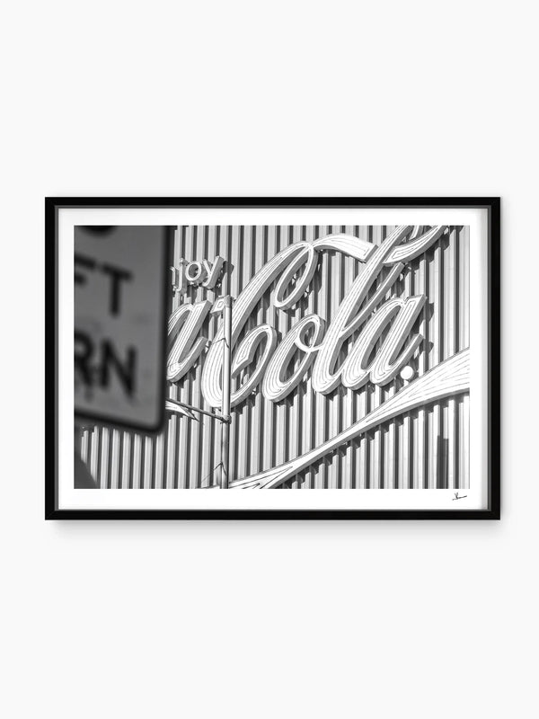 Coke Sign 02 - Wall Art Print