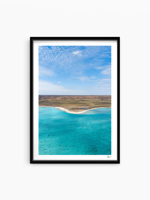 Sandy Bay — wall art print in ShadowBox Black frame · Australia Unseen