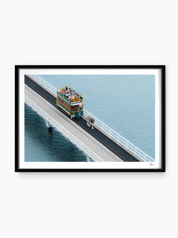 Victor Harbor Horse Drawn Tramway – South Australia Wall Art Print