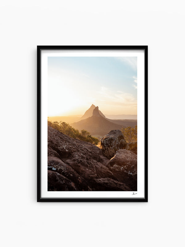 Glass House Mountains 01 - Wall Art Print
