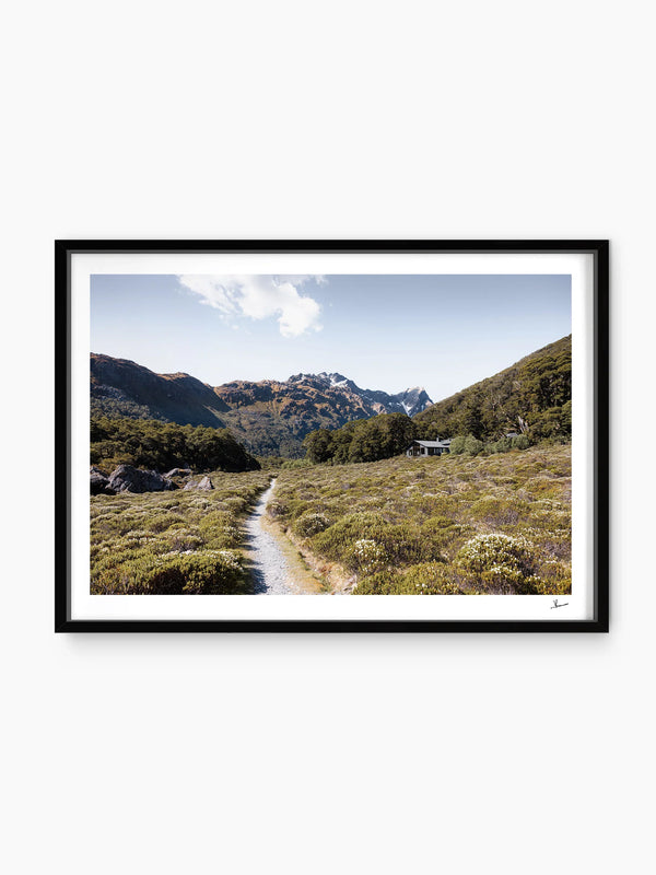 Arriving at Mackenzie Lodge – New Zealand Wall Art Print