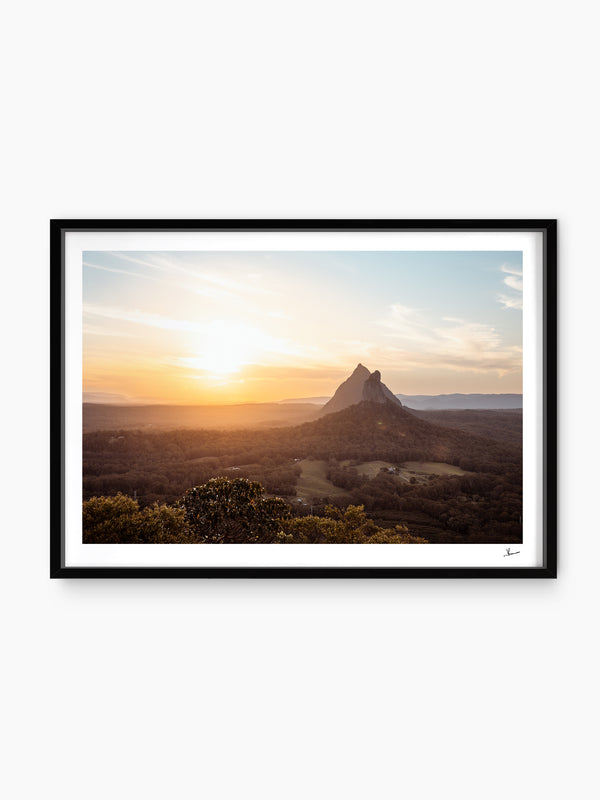 Glass House Mountains 02 - Wall Art Print