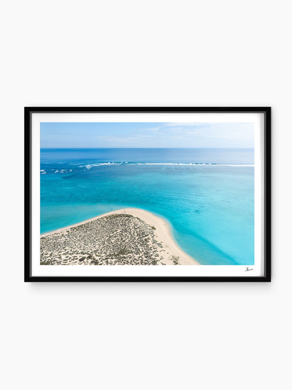 Sandy Bay — wall art print in ShadowBox Black frame · Australia Unseen