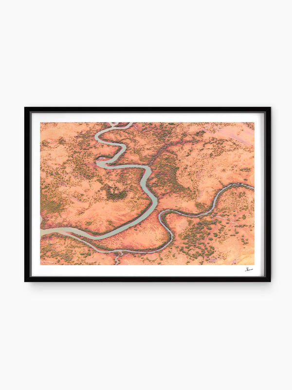 Loose Threads — wall art print in ShadowBox Black frame · Australia Unseen
