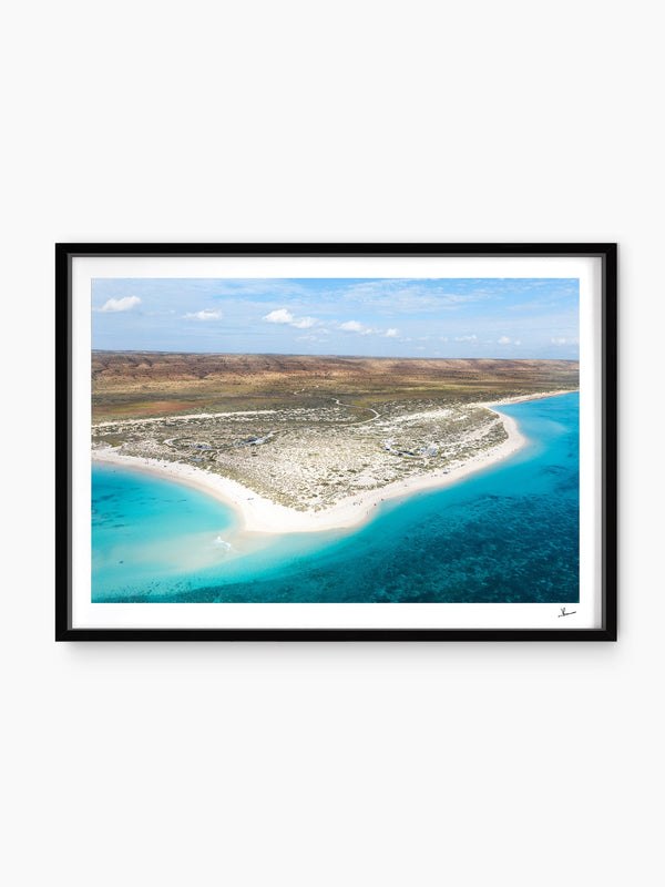 Turquoise Bay 01 - Western Australia — wall art print in ShadowBox Black frame · Australia Unseen