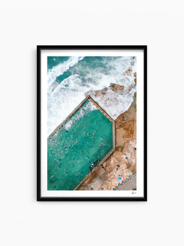 Cronulla pool 04 (southern bath) - Wall Art Print