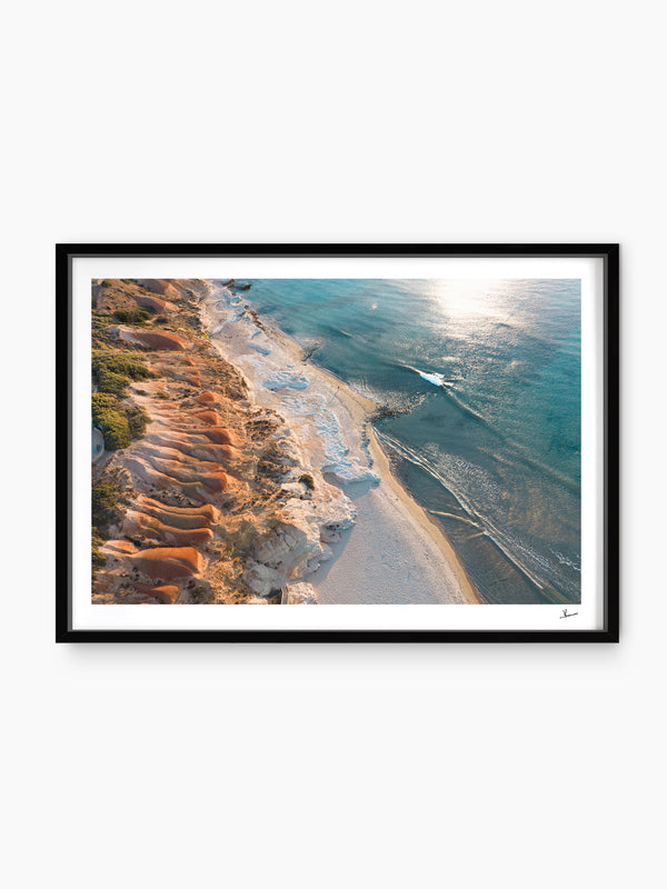 Golden Contours – South Australia Wall Art Print