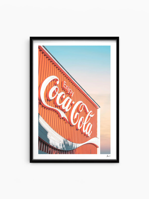 Coke Sign 01 - Wall Art Print