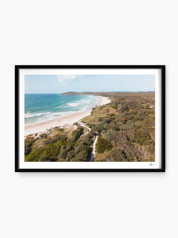 Angourie Back Beach 01 - Wall Art Print