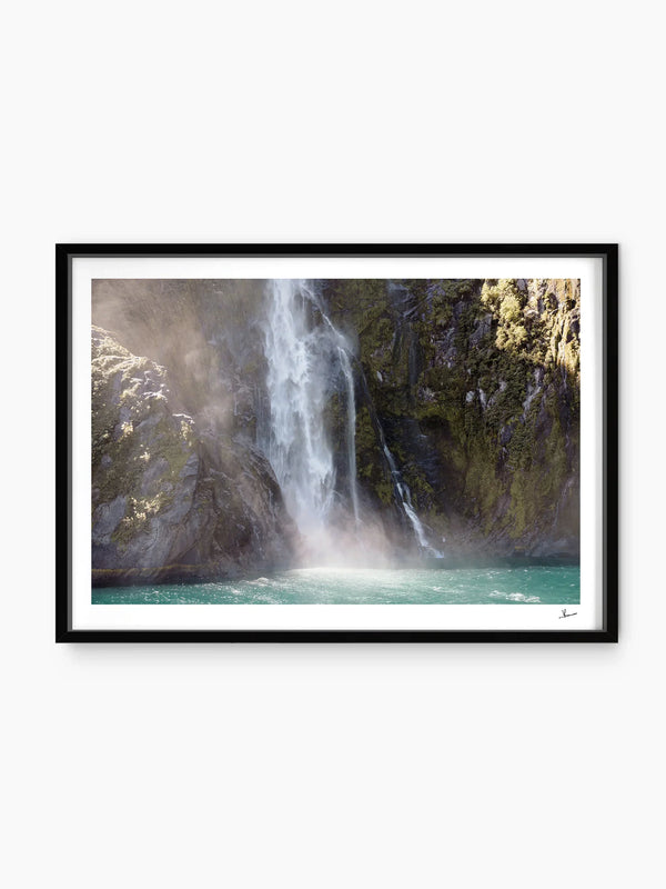 Stirling Falls 03 – Milford Sound New Zealand Wall Art Print