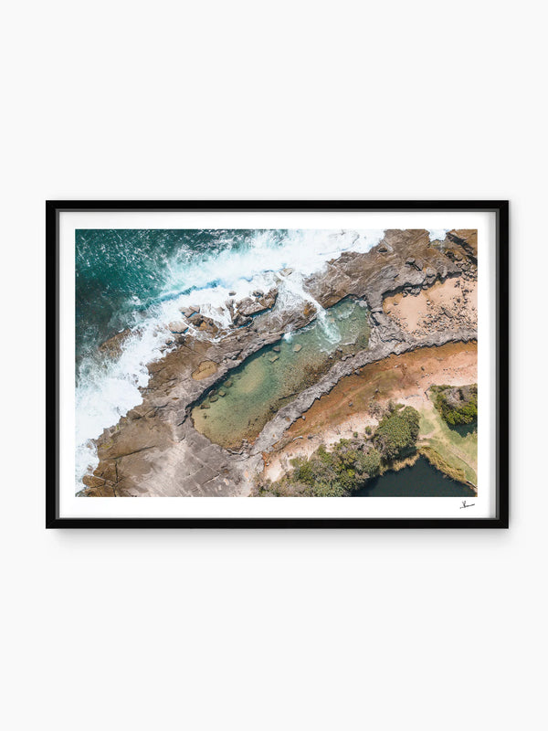 Angourie Rock Pool 02 - Wall Art Print