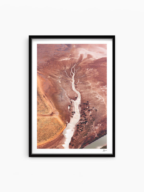 Dry Lightning - Limited Edition — wall art print in ShadowBox Black frame · Australia Unseen