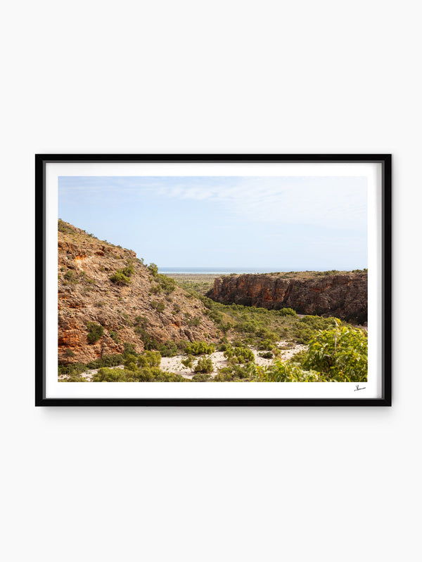 Mandu Mandu Gorge — wall art print in ShadowBox Black frame · Australia Unseen