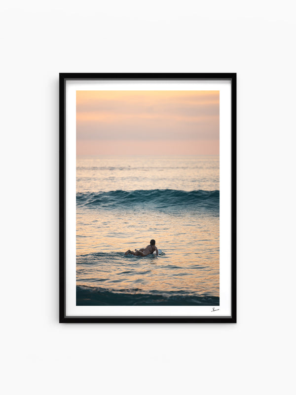 Quiet Paddle - Bondi Beach Wall Art Print
